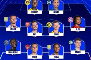 开云Kaiyun官网入口-欧冠本周最佳阵容：赖斯、基维奥尔、劳塔罗-马丁内斯入选